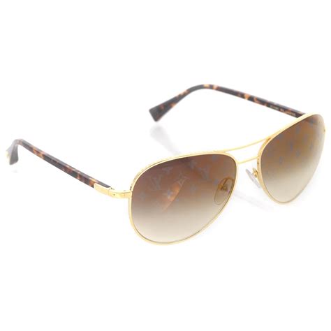 louis vuitton gold aviator sunglasses|Louis Vuitton aviator glasses.